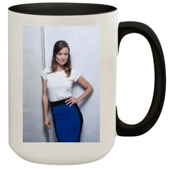 Olivia Wilde 15oz Colored Inner & Handle Mug