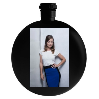 Olivia Wilde Round Flask