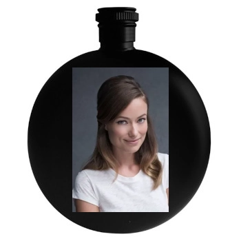 Olivia Wilde Round Flask