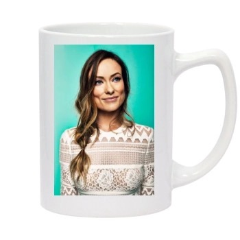 Olivia Wilde 14oz White Statesman Mug