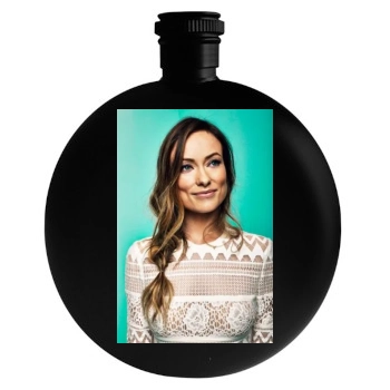 Olivia Wilde Round Flask