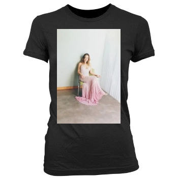 Olivia Wilde Women's Junior Cut Crewneck T-Shirt