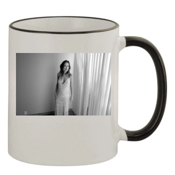 Olivia Wilde 11oz Colored Rim & Handle Mug