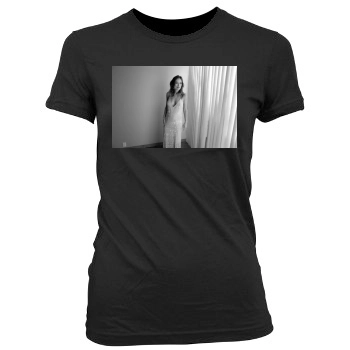 Olivia Wilde Women's Junior Cut Crewneck T-Shirt