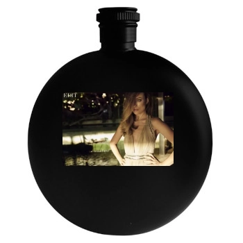 Olivia Wilde Round Flask