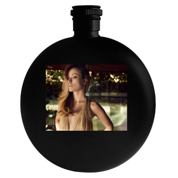 Olivia Wilde Round Flask