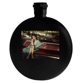 Olivia Wilde Round Flask