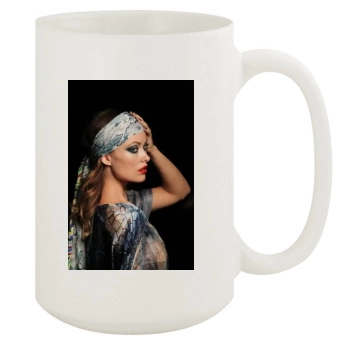 Olivia Wilde 15oz White Mug