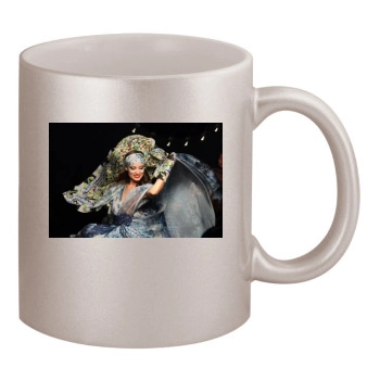 Olivia Wilde 11oz Metallic Silver Mug