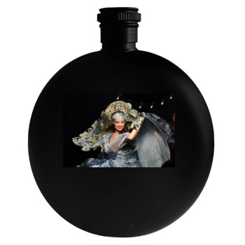 Olivia Wilde Round Flask