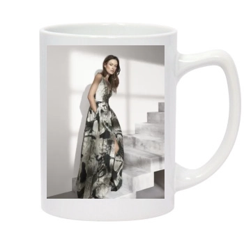 Olivia Wilde 14oz White Statesman Mug