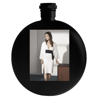 Olivia Wilde Round Flask