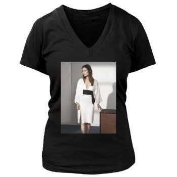 Olivia Wilde Women's Deep V-Neck TShirt