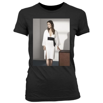 Olivia Wilde Women's Junior Cut Crewneck T-Shirt