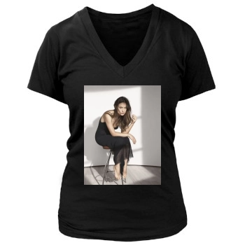 Olivia Wilde Women's Deep V-Neck TShirt