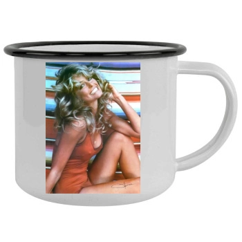 Farrah Fawcett Camping Mug