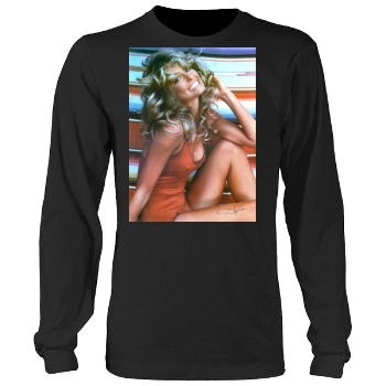 Farrah Fawcett Men's Heavy Long Sleeve TShirt