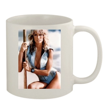 Farrah Fawcett 11oz White Mug