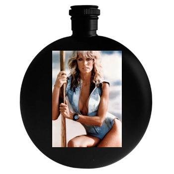 Farrah Fawcett Round Flask