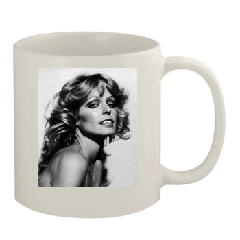 Farrah Fawcett 11oz White Mug