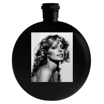 Farrah Fawcett Round Flask