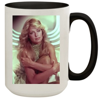 Farrah Fawcett 15oz Colored Inner & Handle Mug