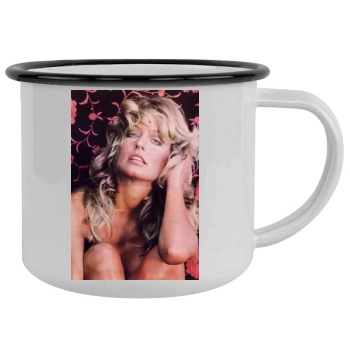 Farrah Fawcett Camping Mug