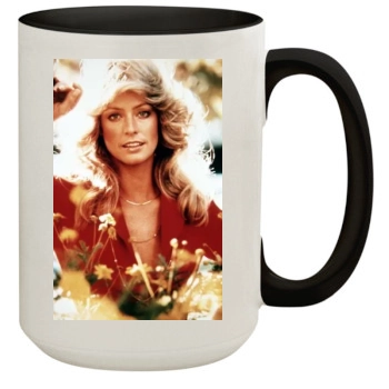 Farrah Fawcett 15oz Colored Inner & Handle Mug