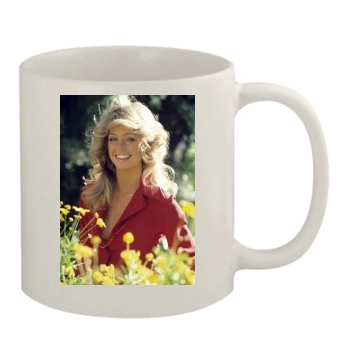 Farrah Fawcett 11oz White Mug