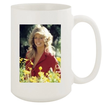 Farrah Fawcett 15oz White Mug