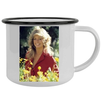 Farrah Fawcett Camping Mug