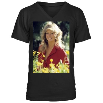 Farrah Fawcett Men's V-Neck T-Shirt