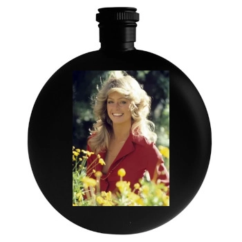 Farrah Fawcett Round Flask