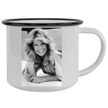 Farrah Fawcett Camping Mug