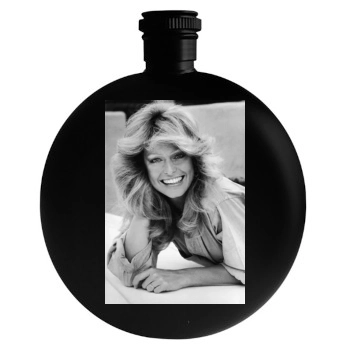 Farrah Fawcett Round Flask