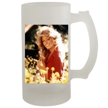 Farrah Fawcett 16oz Frosted Beer Stein