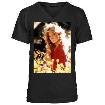 Farrah Fawcett Men's V-Neck T-Shirt