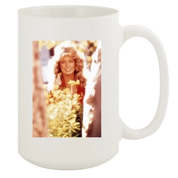 Farrah Fawcett 15oz White Mug