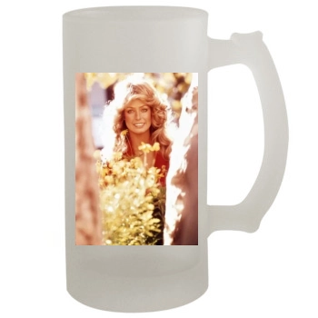 Farrah Fawcett 16oz Frosted Beer Stein