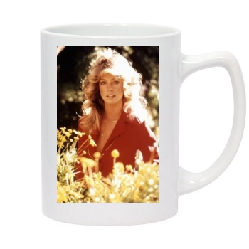 Farrah Fawcett 14oz White Statesman Mug