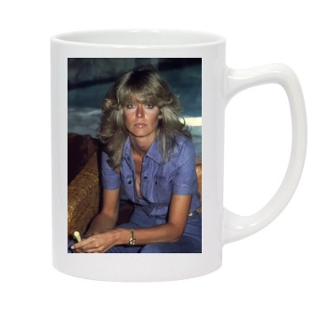 Farrah Fawcett 14oz White Statesman Mug