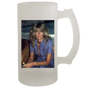 Farrah Fawcett 16oz Frosted Beer Stein