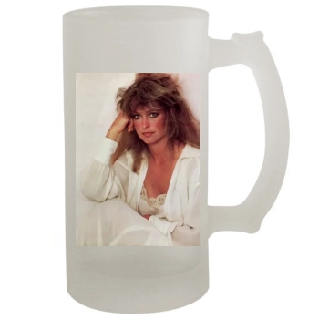 Farrah Fawcett 16oz Frosted Beer Stein