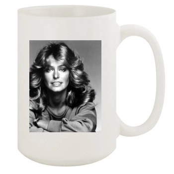 Farrah Fawcett 15oz White Mug