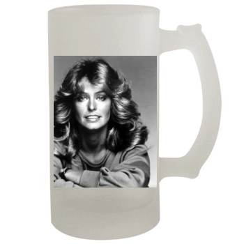 Farrah Fawcett 16oz Frosted Beer Stein