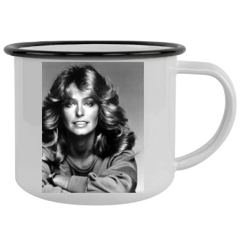 Farrah Fawcett Camping Mug