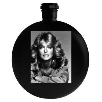 Farrah Fawcett Round Flask