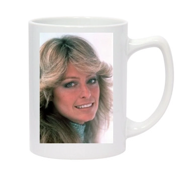 Farrah Fawcett 14oz White Statesman Mug