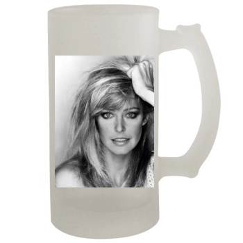 Farrah Fawcett 16oz Frosted Beer Stein