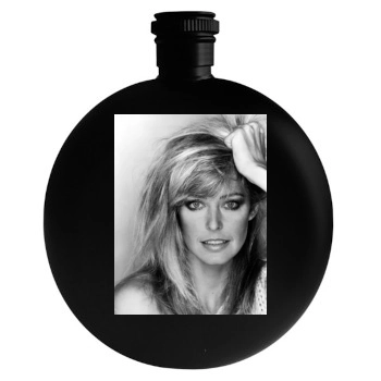 Farrah Fawcett Round Flask